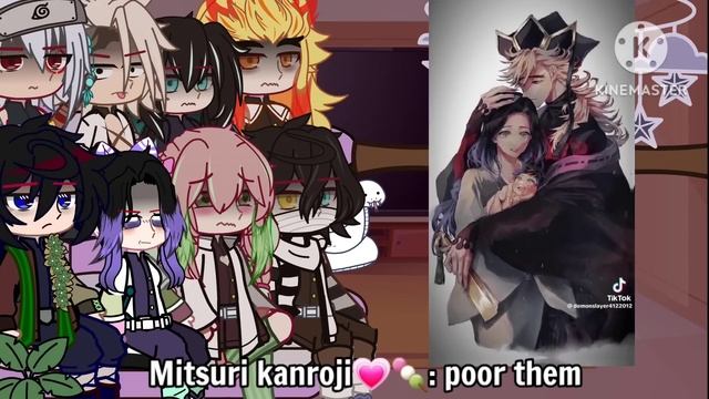 ✨?hashiras react to douma, inosuke and kotoha?✨ (? ~ douma x kotoha ~?)