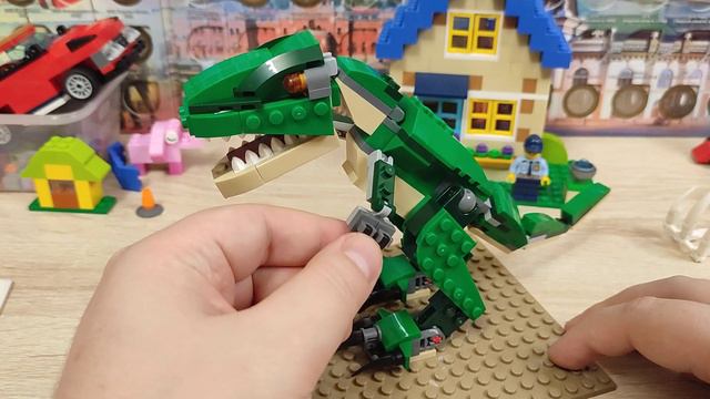 Обзор: Тираннозавр из LEGO Creator