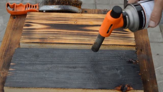 Два простых способа обжигания древесины