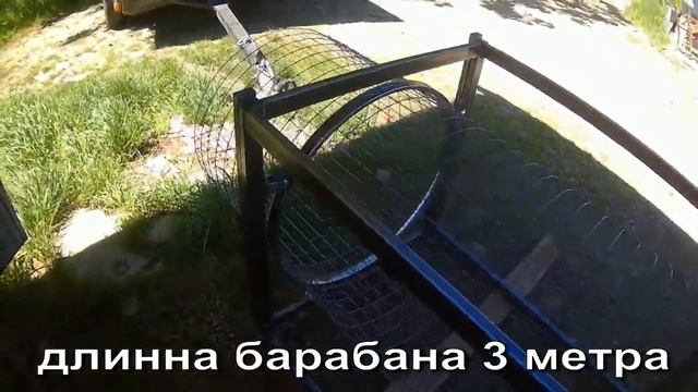 просеиватель барабанного типа для любых грунтов и сыпучих материалов