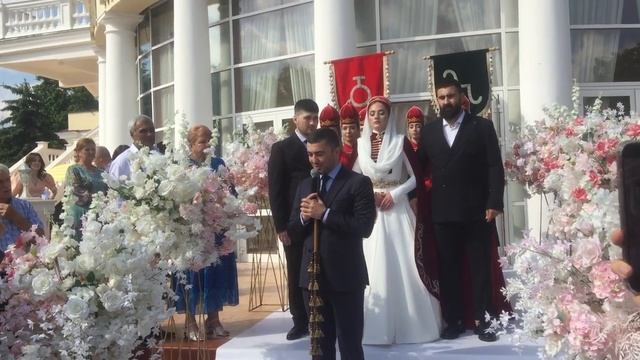 Кабардинская свадьба в Нальчике / Ислам ЧЕРКЕСОВ и Лина КАРОВА / Ресторан "Эльбрус" / 03.06.23 г.
