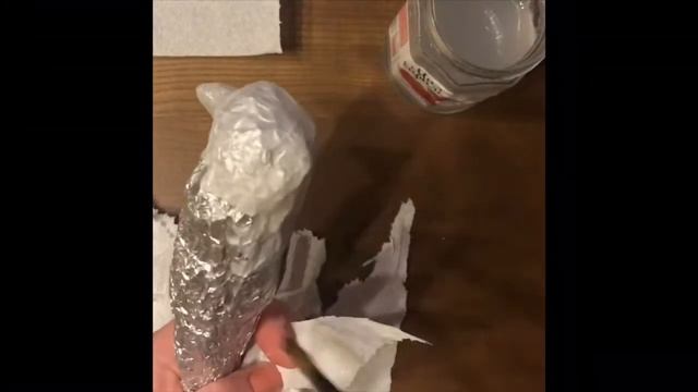 Птичка из ваты. Делаем дятла. Woodpecker cotton toy