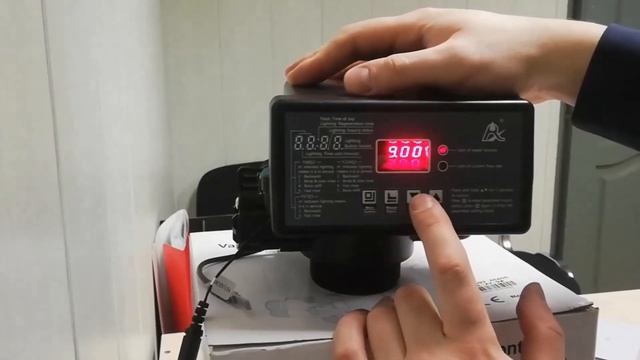 Настройка клапана для умягчения Runxin F 116 Q3