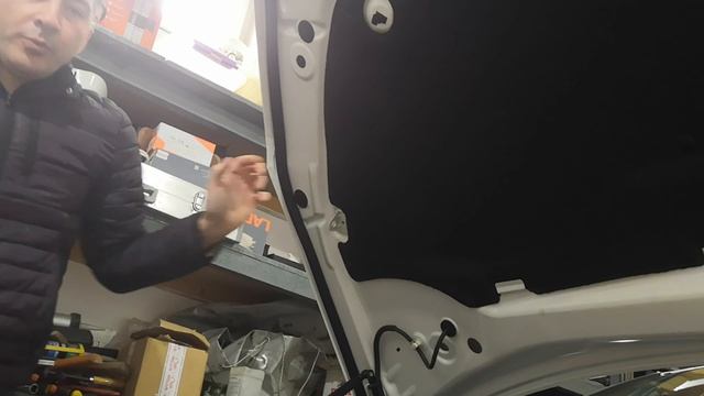 ЛАДА ВЕСТА NG 2023 Установка уплотнителя капота