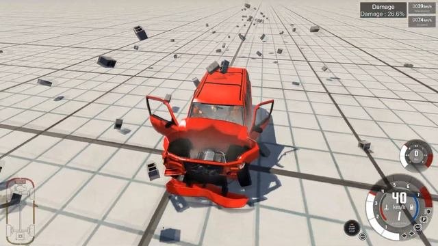 Внедорожник vs стена! Краш тест! 30, 60, 100, 150, 200, 250 км/ч! Разбиваем машину! BeamNG drive!