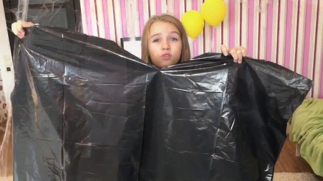 Костюм на ХЭЛЛОУИН своими руками за 5 минут /  DIY  Halloween 2018 / Наша Маша влог
