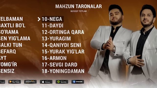 Benom guruhi - Mahzun taronalar nomli albom dasturi 2021