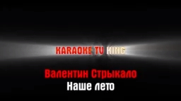 Валентин Стрыкало - Наше Лето караоке