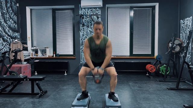 Протяжка с гирей