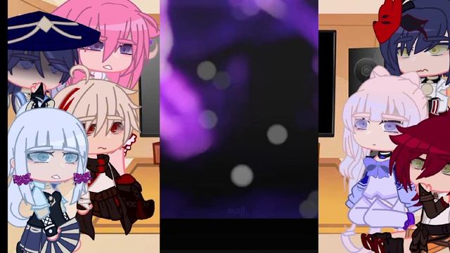 Жители Инадзумы + Странник реагируют на Райден Эи | часть 1/2