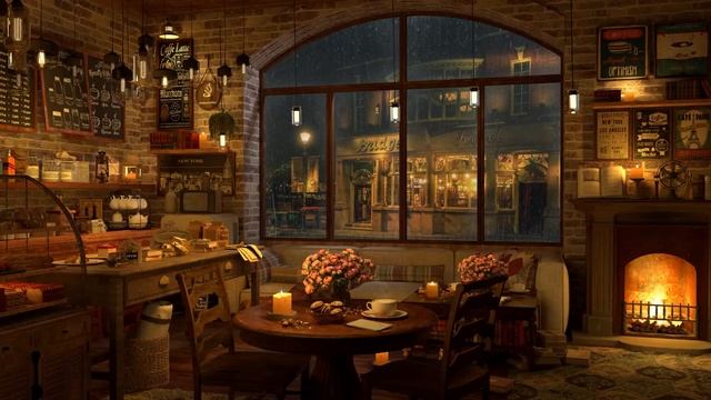 Rainy Jazz Cafe - Smooth Piano Jazz Music