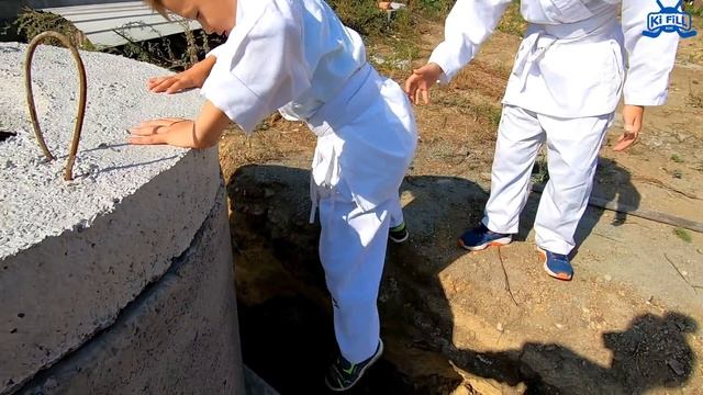 2 ЧАСТЬ: Разрезали ГУДЖИТСУ и спасли МИР // Новые приключения  KiFill boys