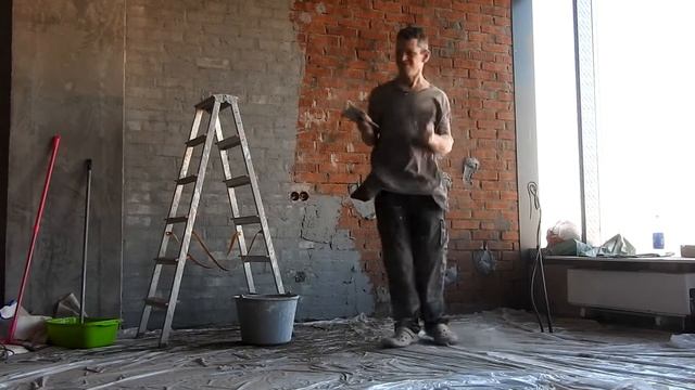 Покраска кирпича. Подготовка кирпичной стены к покраске. Часть вторая.