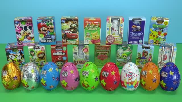 23 яйца с сюрпризами/ киндер сюрприз/ Игрушки/ Распаковка