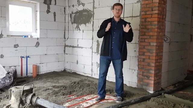 Полусухая стяжка пола от "Домостроительные Технологии