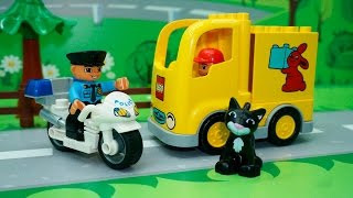 Видео для детей с игрушками Лего - Пропавший тортик..mp4