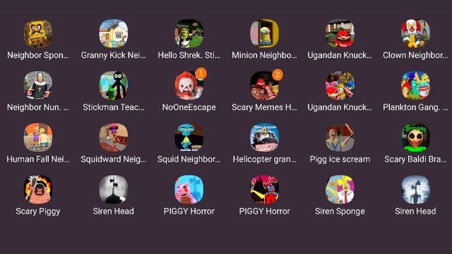 Granny Kick Neighbor,Granny Neighbor,Helicopter Granny,Human Fall Neighbor