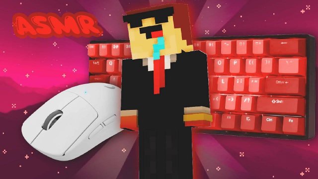 КЛАВИАТУРА + МЫШКА АСМР БЕДВАРС МАЙНКРАФТ 1.8.9