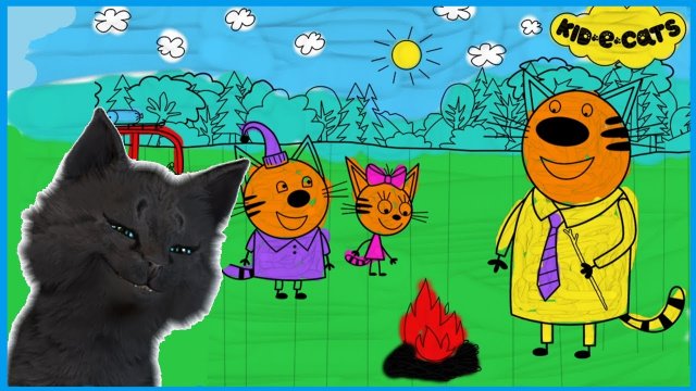 Три Кота Супер кот Рисует картины #6 ? Три кота — история о повседневной жизни #657