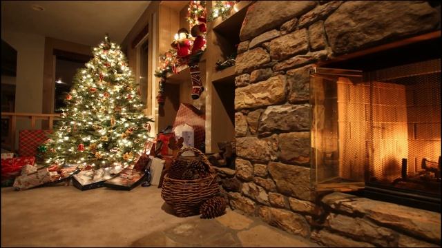 CHRISTMAS THEME. NEW YEAR'S BACKGROUND! РОЖДЕСТВЕНСКАЯ ТЕМА. НОВОГОДНИЙ ФОН! 4K UHD!
