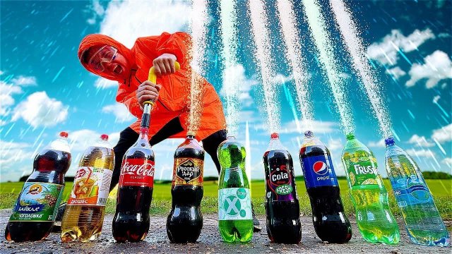 ФОНТАН ИЗ КОЛЫ БЕЗ МЕНТОСА И СОДЫ