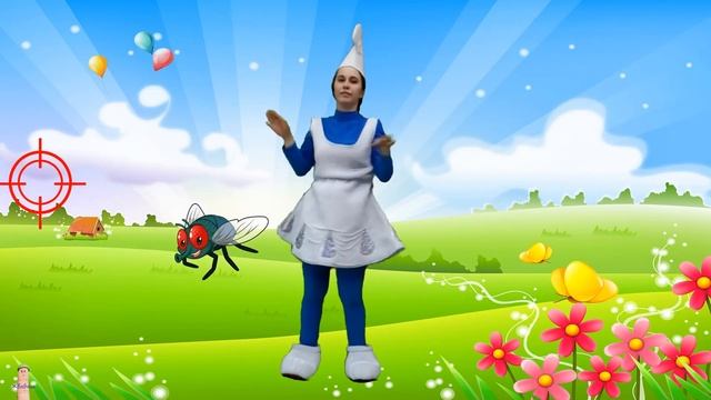 Муха справа. Танцы повторялки для детей. Муха