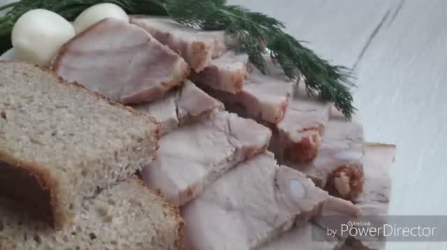 Свиная грудинка в " рукаве" готовлю в духовке