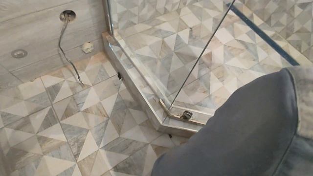 Сборка и Установка Стеклянной душевой кабины.