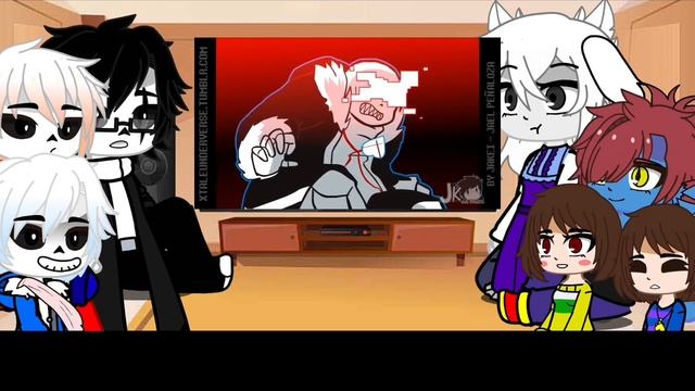 Реакция андертеил на Underverse AMV the Resistance// моя АУ;)