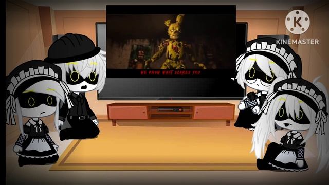 Past Murder Drones react to We Know What Scares You (Fnaf Song) by TryHardNinja