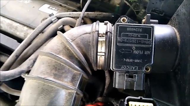 Промывка датчика массового расхода воздуха
