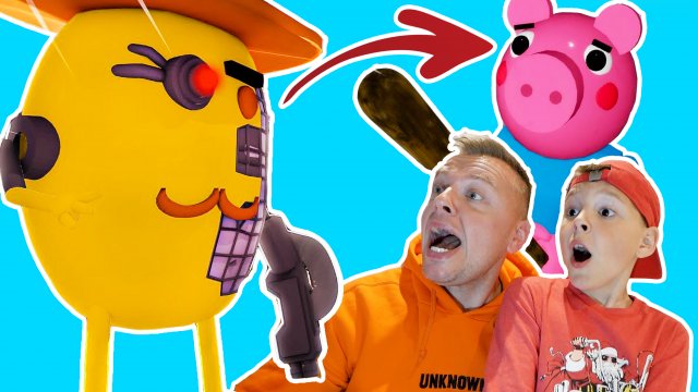 ЗЛАЯ СВИНКА и Мистер КАРТОШКА Закрыли нас!!! Надо БЕЖАТЬ оттуда!