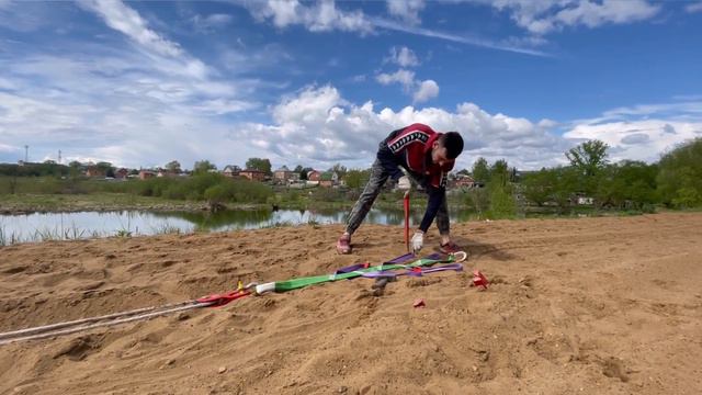 Тест ленточного якоря в песке. #4x4 #offroad #якорь #лебедка