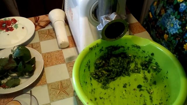 Приправа из чеснока и петрушки. Заготовка на зиму. #суфикс