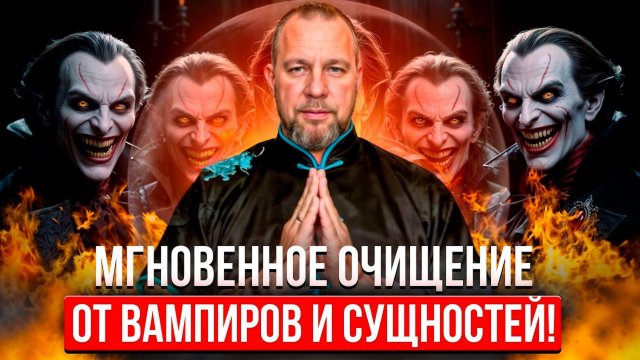 🔥 ПУСТЬ ЗЛО СГИНЕТ! Это УДАЛИТ Всех Вампиров и Сущностей из ВАШЕЙ ЖИЗНИ!