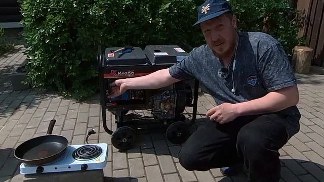Дизельный генератор 5 квт Kezga. Отзыв владельца