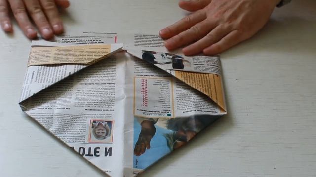Шапка из газеты своими руками пошаговая инструкция