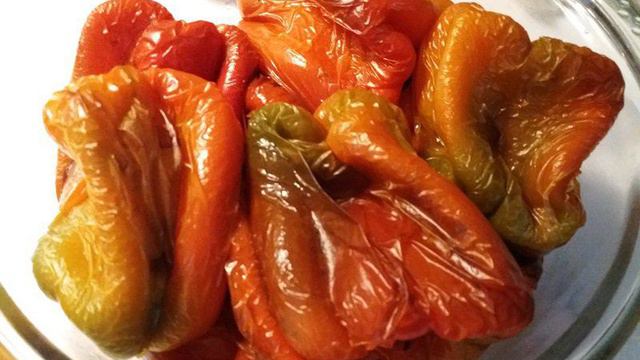 Консервированный запеченный болгарский перец на зиму