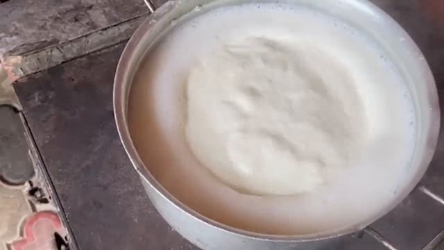 БАБУШКА ПРИГОТОВИЛА ДОМА МОЛОЧНЫЙ КРЕМ Азербайджанская Кухня Деревенская Кухня Рецепты