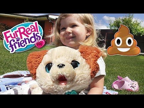 ✿ Новый ЩЕНОК ПАКС Друг Дианы Кушает и Какает FurReal Friends Pax My Poopin' Gross Pet unboxing toys