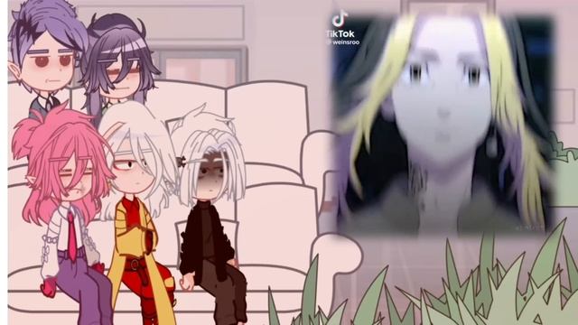 ||Bonten react to Takemichi(AU)||Бонтен реагируют на Такемичи(АУ)||