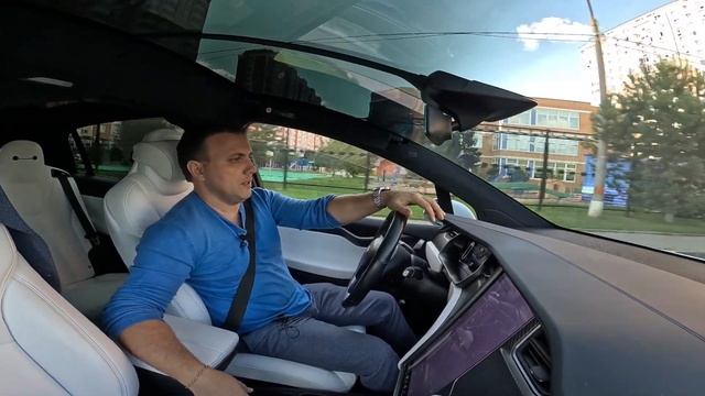 Tesla Model X Тест драйв
