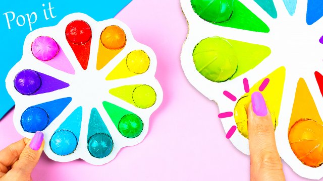 Антистресс Pop it игрушка Пупырка своими руками Как сделать Поп ит Diy