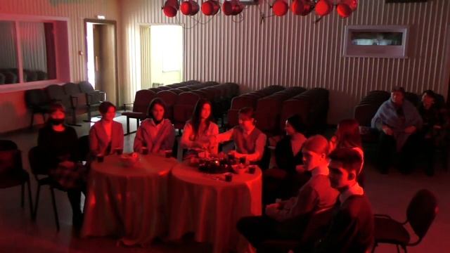 Рождественские посиделки со школьниками