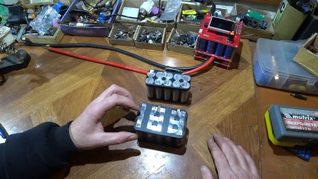 СБОРКА СУПЕР МОЩНОГО АККУМУЛЯТОРА НА 9Ач. для шуруповёрта, болгарки, цепной пилы, li-ion 18650