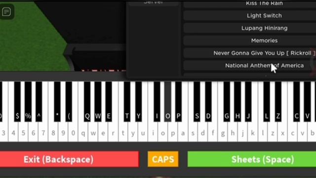 AUTO PLAY PIANO VERSION 8 - played at Roblox PIANO keyboard game - see script link on comments