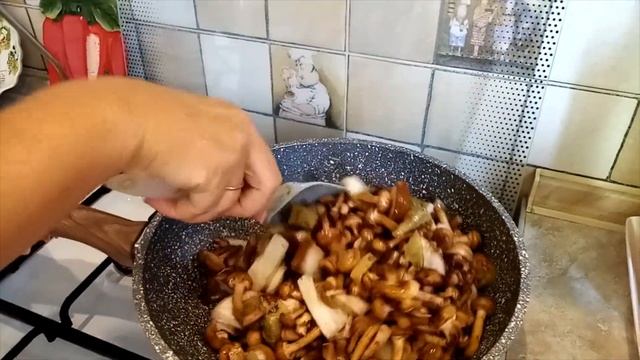 Как вкусно пожарить опята. Без отваривания.