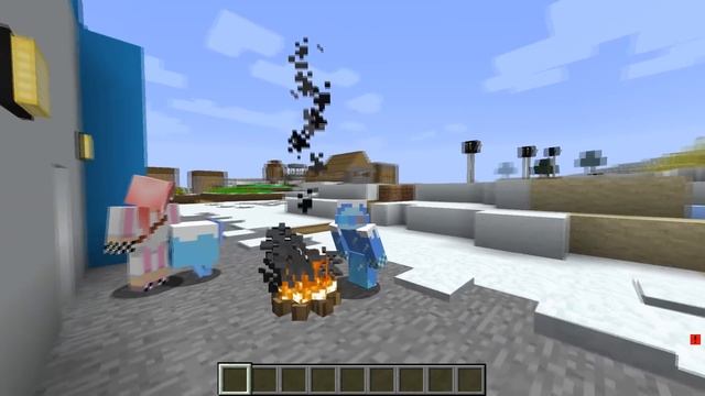 ?ЛЕСКА ЗАМОРОЗИЛА МЕНЯ И НУБИКА В МАЙНКРАФТ! ШЕДИ ЛЕСКА И НУБИК MINECRAFT