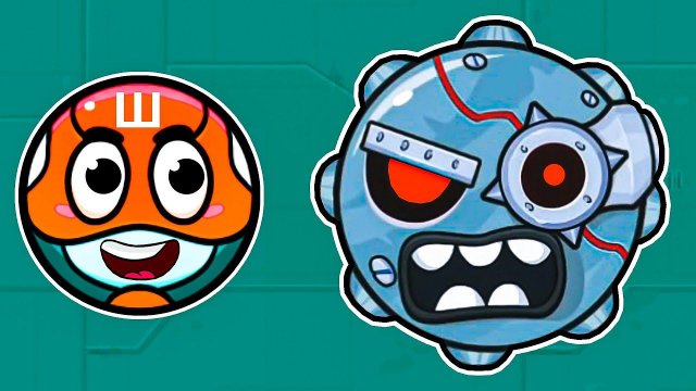 Несносный КРАСНЫЙ ШАР 6. Серия 5. Босс робот. Мультик ИГРА Red Ball 6 на Игрули TV