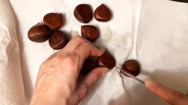 КАК правильно жарить КАШТАНЫ. Простой РЕЦЕПТ
